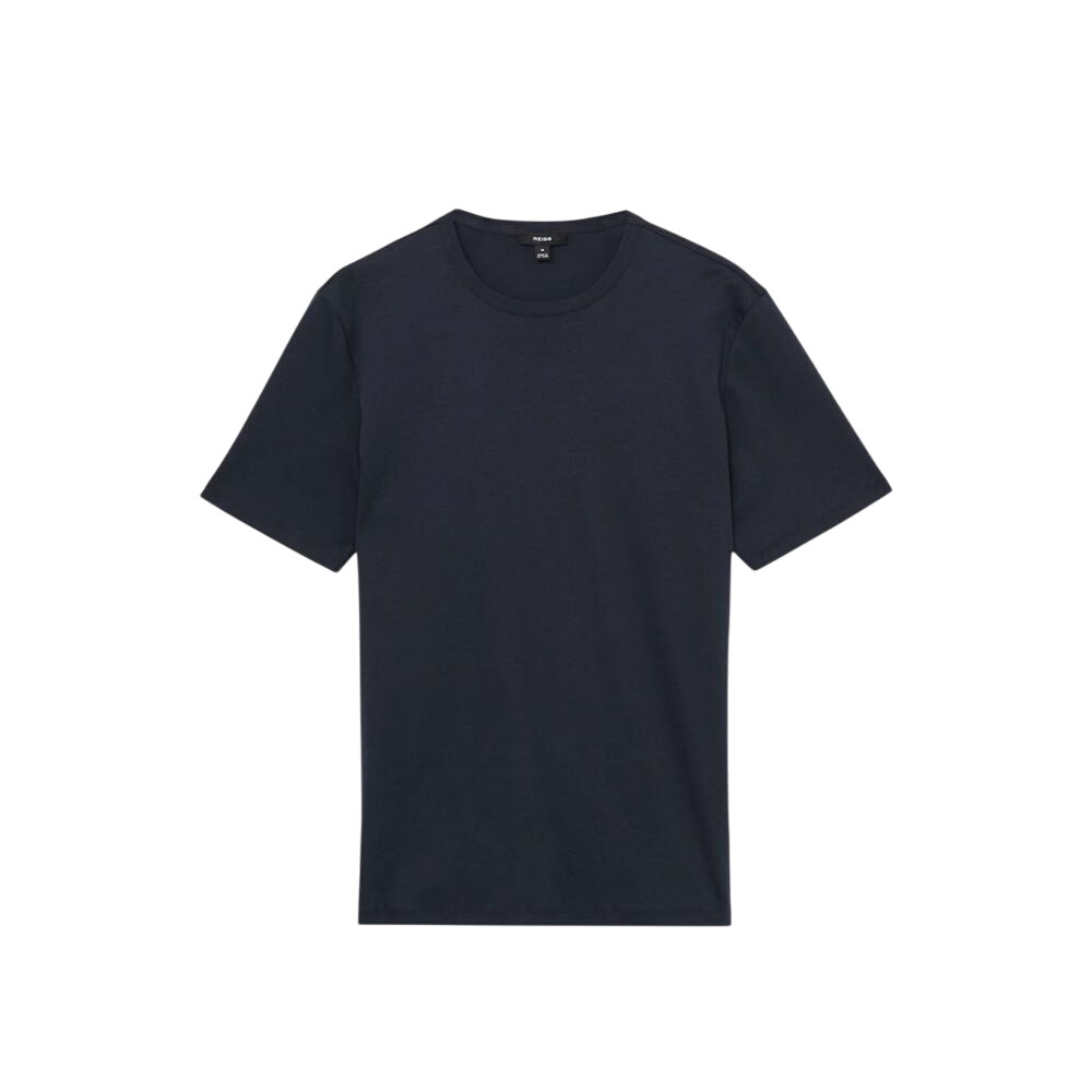 REISS Count Airwater-Cotton Crew-Neck T-Shirt
